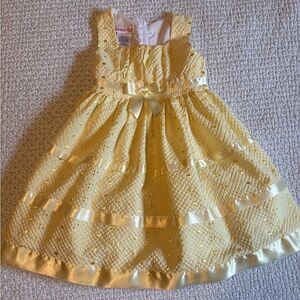 Jessica Ann Yellow Gingham Dress